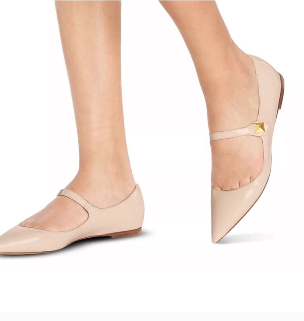 Valentino Garavani Ballerina Flats Formal Bridal Party Going Out Preppy Work 7